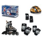 Детские роликовые коньки Fila (Фила) X-one Combo boy 3 set